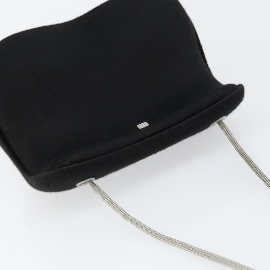 Chanel Millennium Shoulder Bag Jersey Black Cotton Shoulder Bag Bag