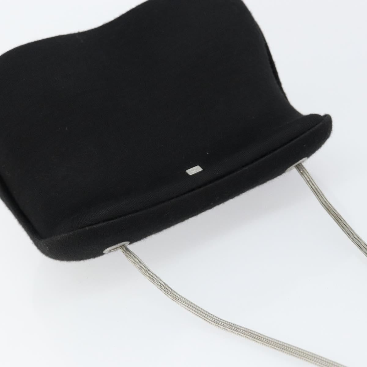 Chanel Millennium Shoulder Bag Jersey Black Cotton Shoulder Bag Bag