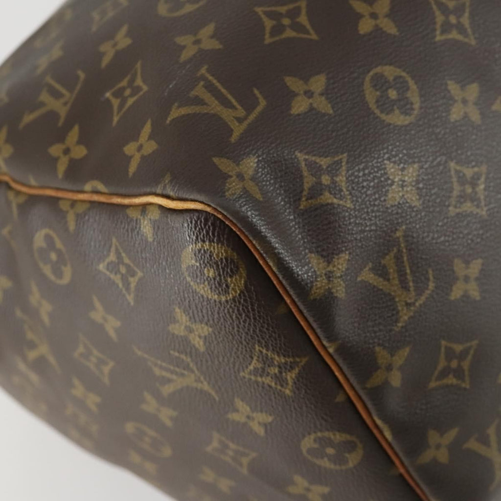 Louis Vuitton Keepall Bag Monogram Canvas Brown Canvas Travel Bag