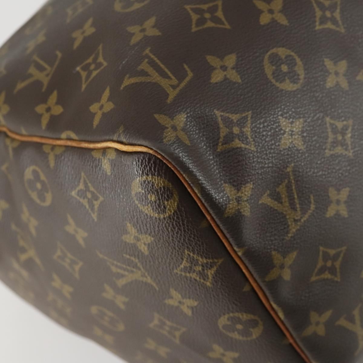 Louis Vuitton Keepall Bag Monogram Canvas Brown Canvas Travel Bag
