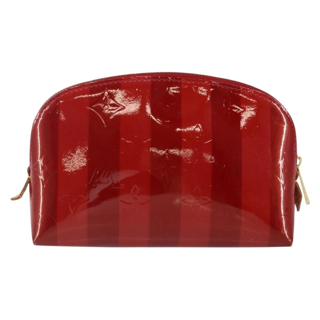 Louis Vuitton Cosmetic Pouch Electric Epi Leather Red Patent_Leather Bag