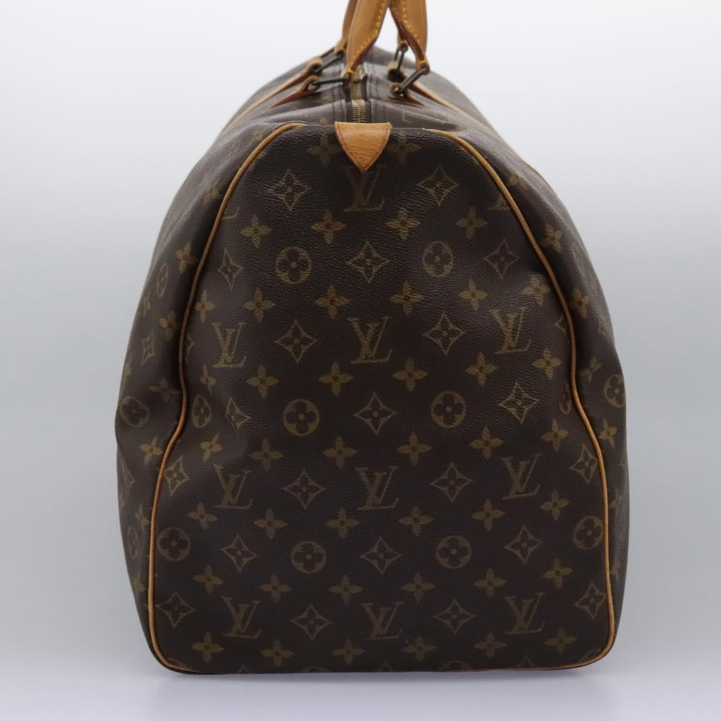 Louis Vuitton Keepall Bag Monogram Canvas Brown Canvas Travel Bag