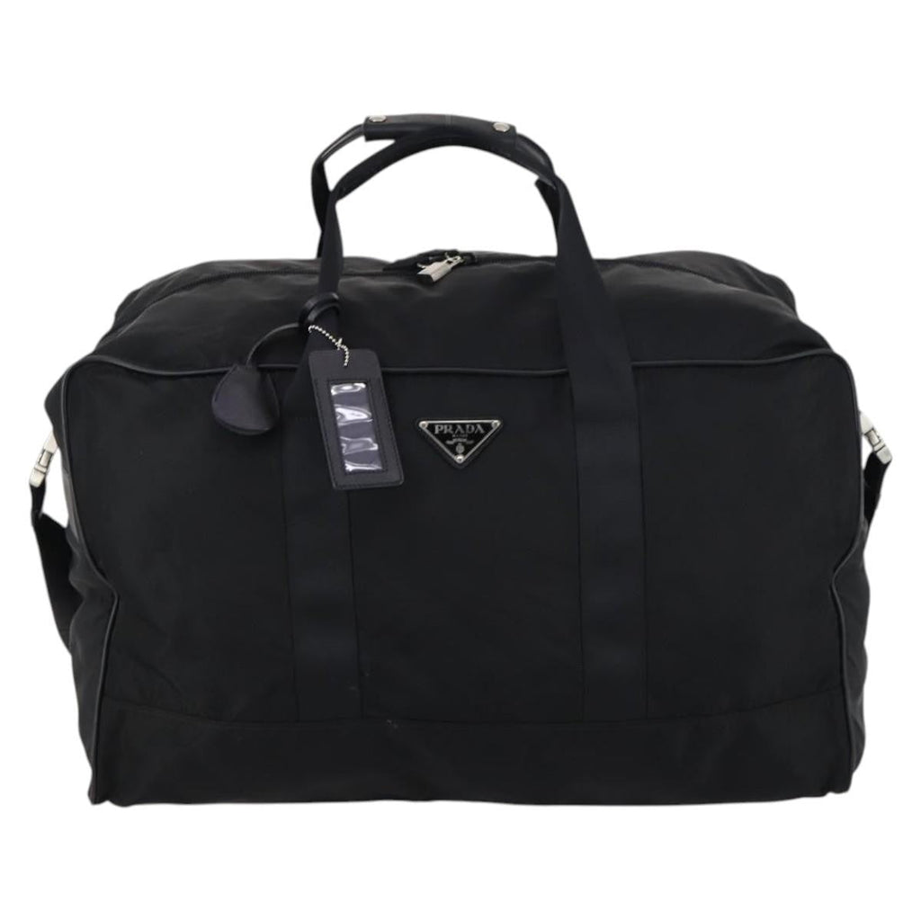 Prada Boston Bag Tessuto Black Nylon Bag