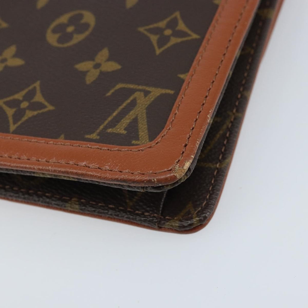 Louis Vuitton Dame Pochette Monogram Canvas Brown Canvas Clutche & Pouche Bag