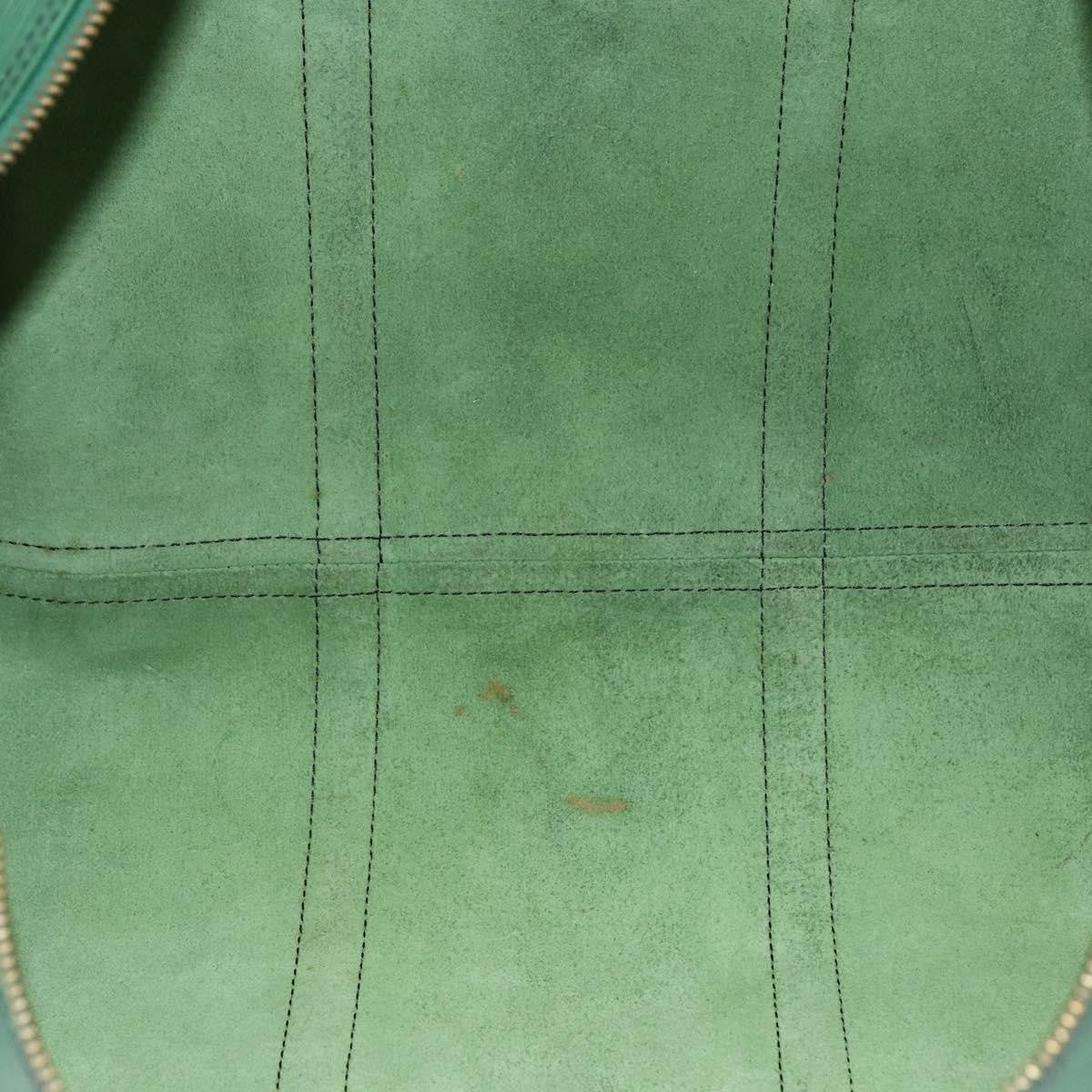 Louis Vuitton Keepall Bag Epi Leather Green Epi Leather Travel Bag