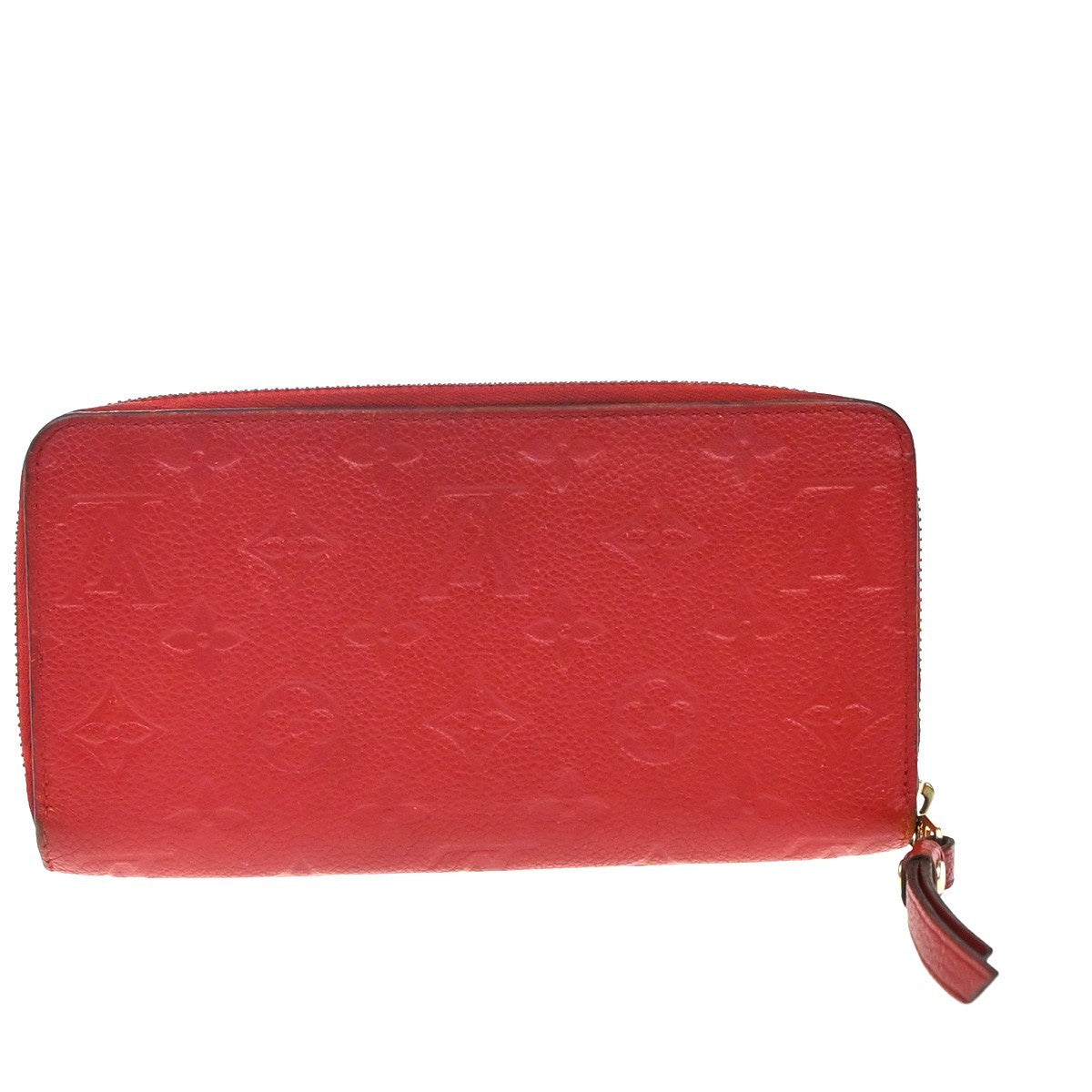 Louis Vuitton Portefeuille Zippy Monogramme Empreinte Monogramme Empreinte Red Leather Wallets Accessory