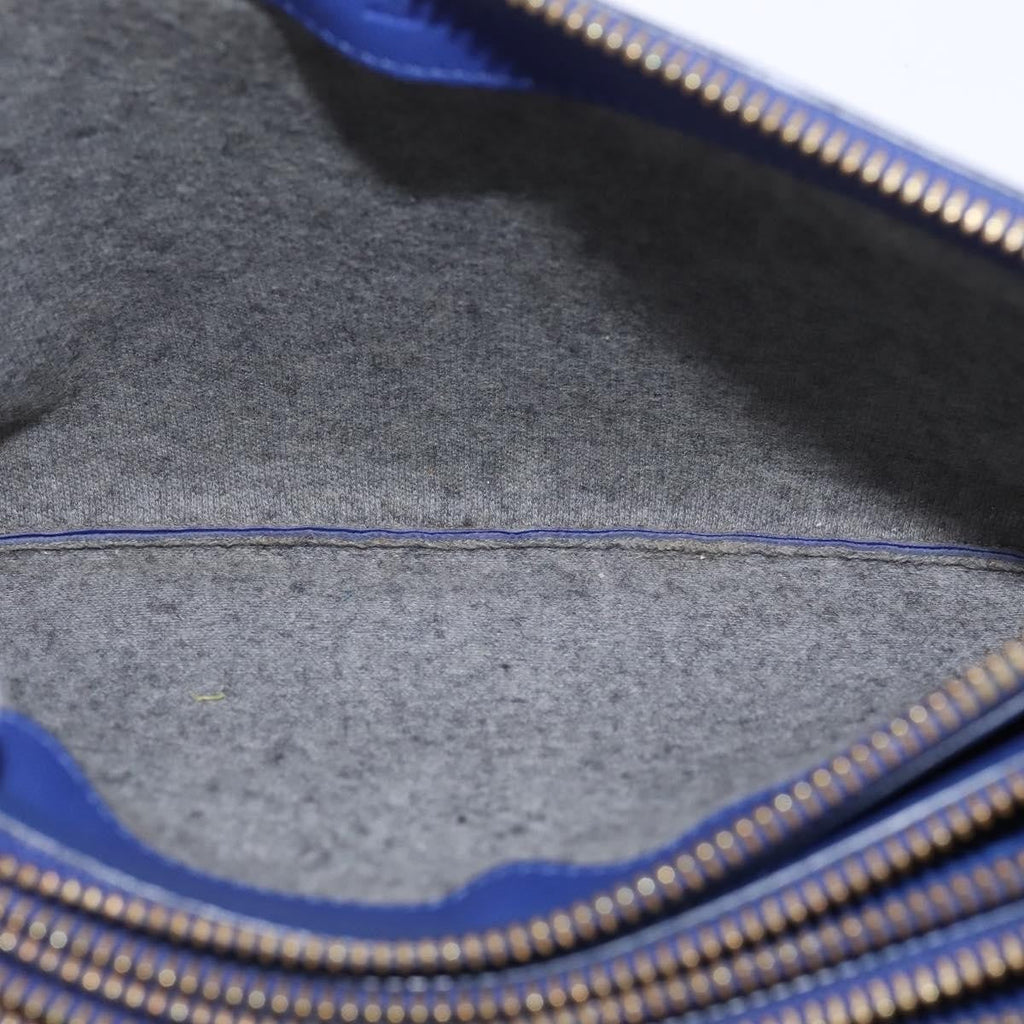 Celine Trio Crossbody Bag Leather Blue Leather Crossbody Bag Bag