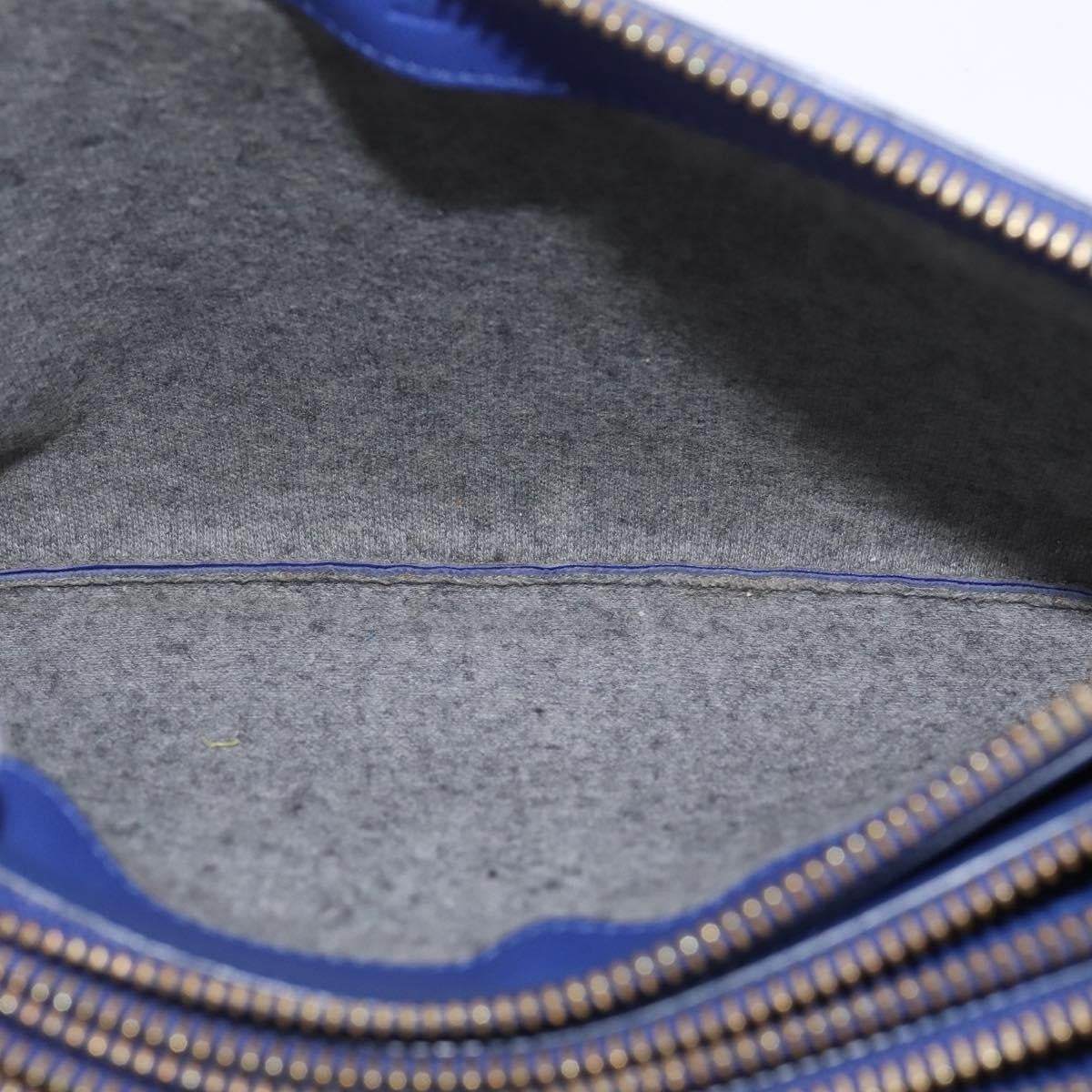 Celine Trio Crossbody Bag Leather Blue Leather Crossbody Bag Bag