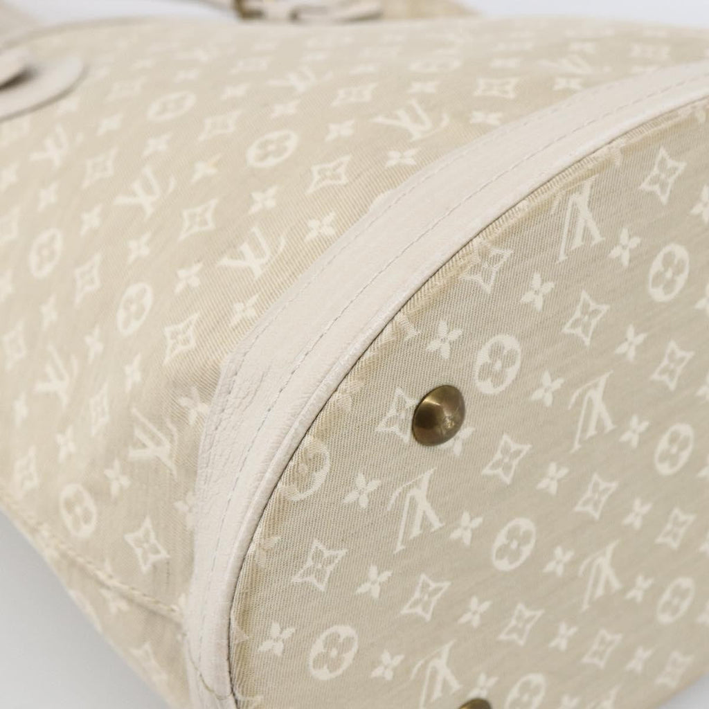 Louis Vuitton Petit Bucket Bag Mini Lin Beige Canvas Shoulder Bag