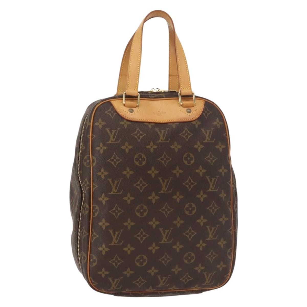 Louis Vuitton Excursion Handbag Monogram Canvas Brown Canvas Handbag