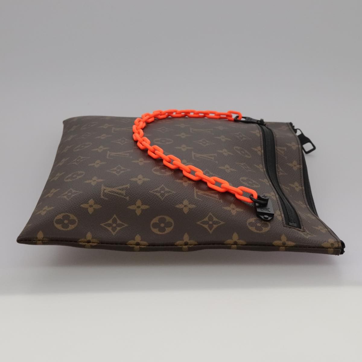 Louis Vuitton Solar Ray A4 Pouch Monogram Canvas Brown Canvas Clutche & Pouche Bag