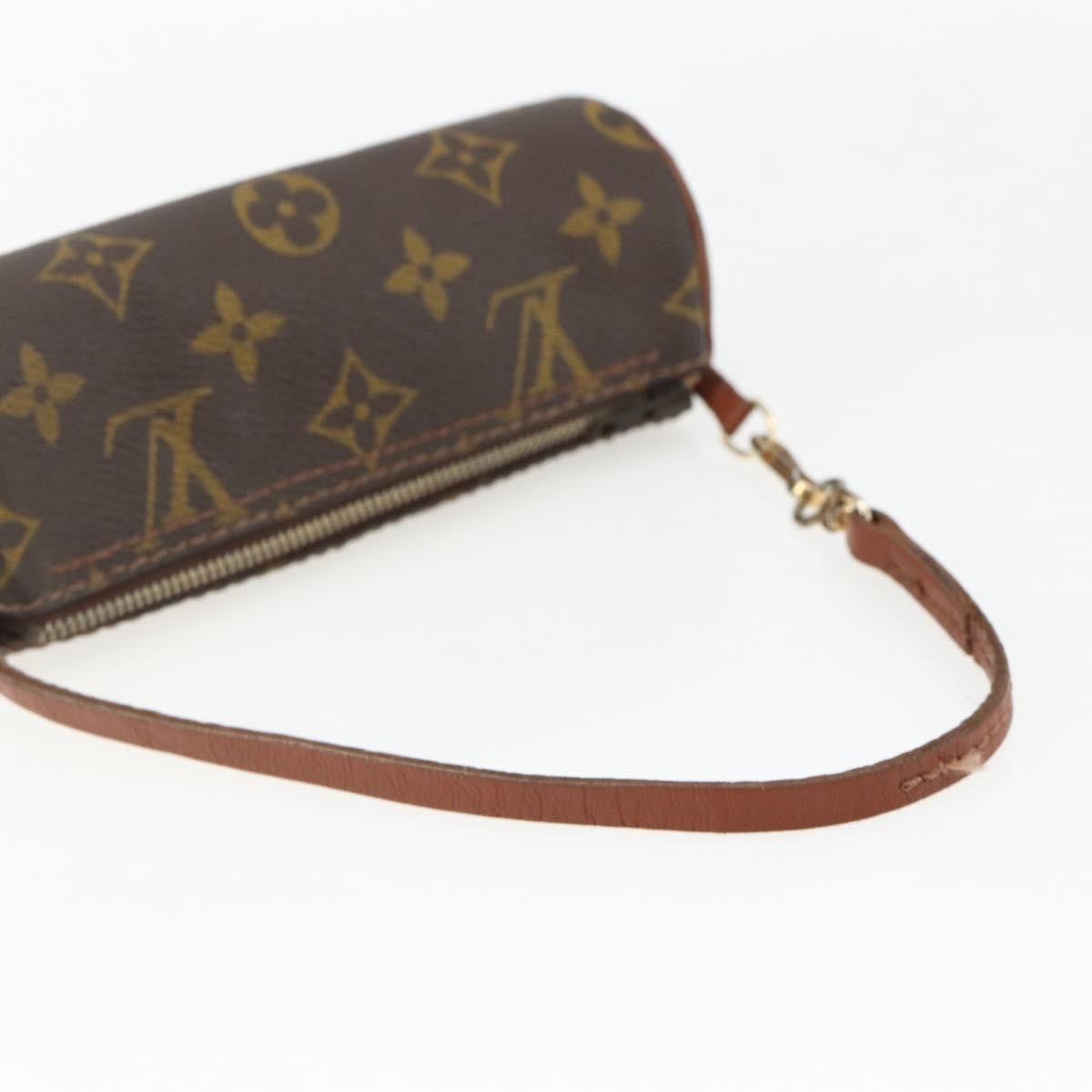 Louis Vuitton Papillon Pochette Monogram Canvas Brown Canvas Clutche & Pouche Bag
