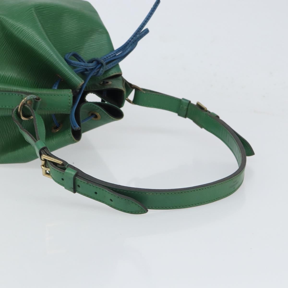 Louis Vuitton Petit Noe Handbag Epi Leather Green Leather Shoulder Bag