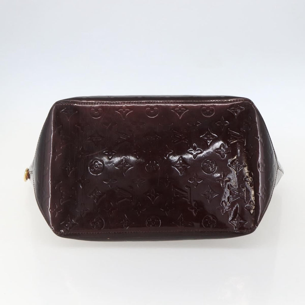 Louis Vuitton Bellevue Handbag Monogram Vernis Burgundy Patent_Leather Tote Bag