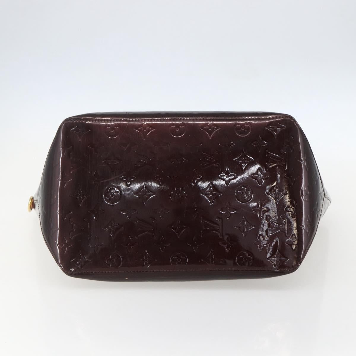 Louis Vuitton Bellevue Handbag Monogram Vernis Burgundy Patent_Leather Tote Bag
