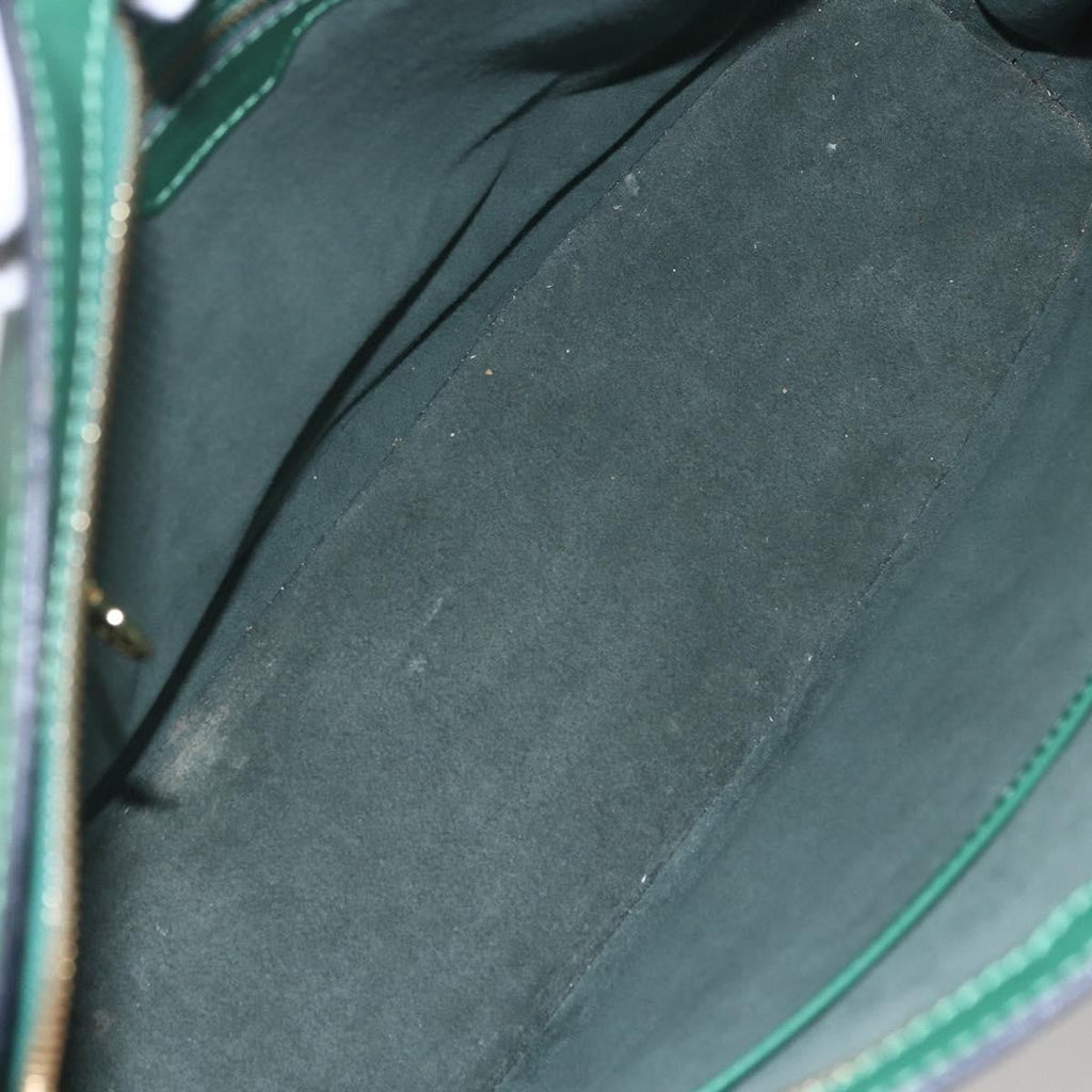Louis Vuitton Lussac Handbag Epi Leather Green Leather Shoulder Bag
