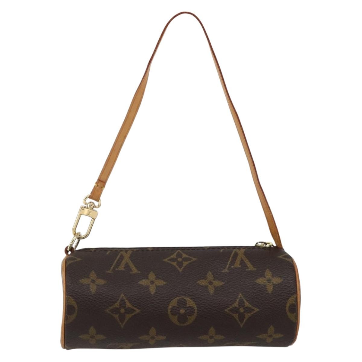 Louis Vuitton Papillon Pochette Monogram Canvas Brown Canvas Clutche & Pouche Bag