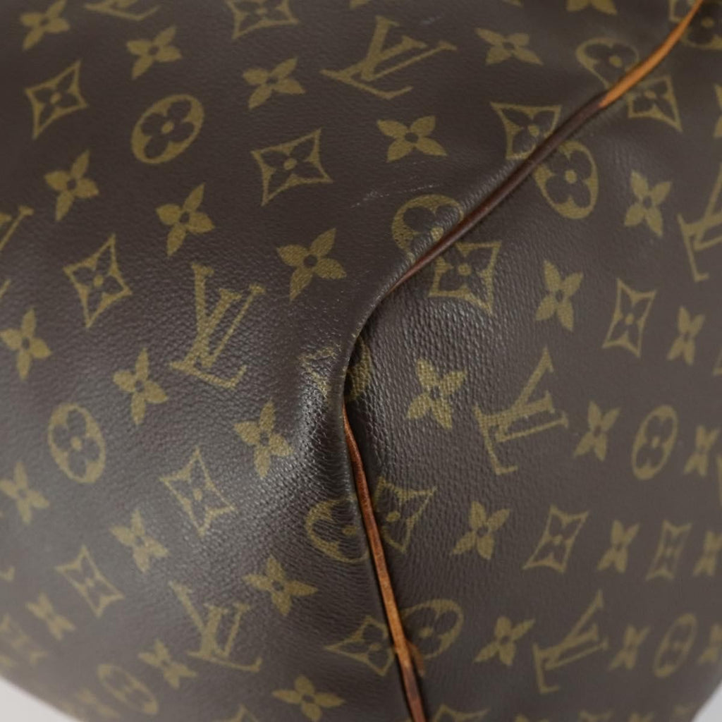 Louis Vuitton Keepall Bag Monogram Canvas Brown Canvas Handbag
