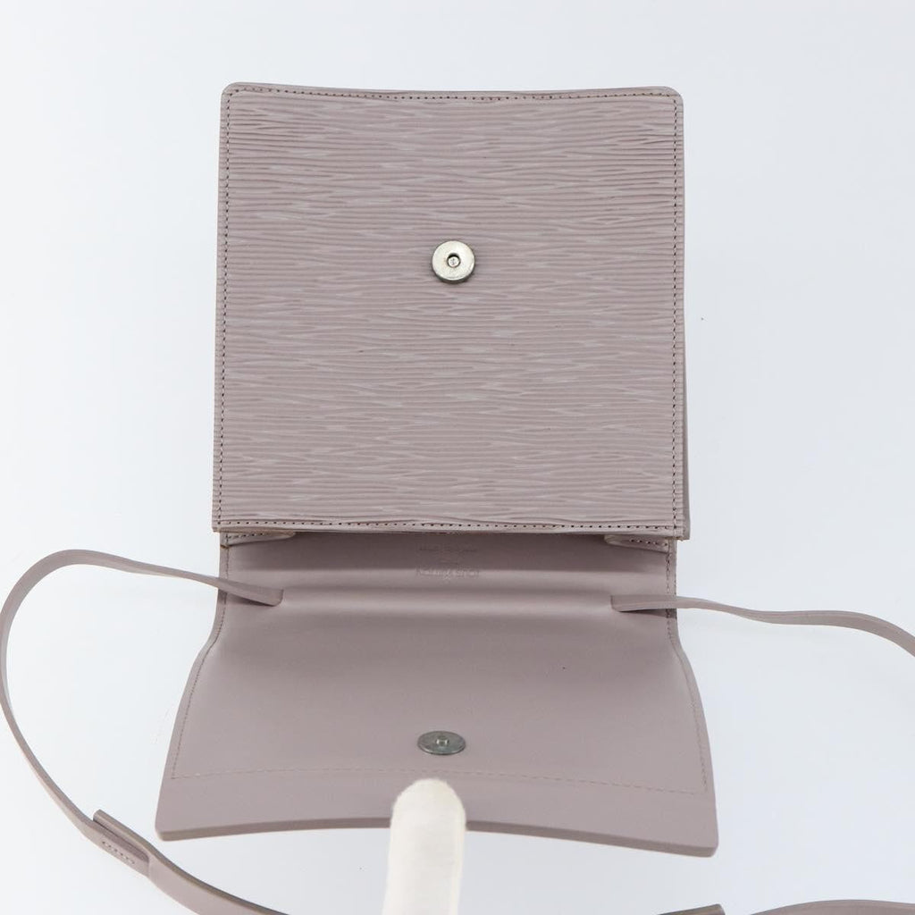 Louis Vuitton Biarritz Shoulder Bag Epi Leather Purple Leather Clutche & Pouche Bag