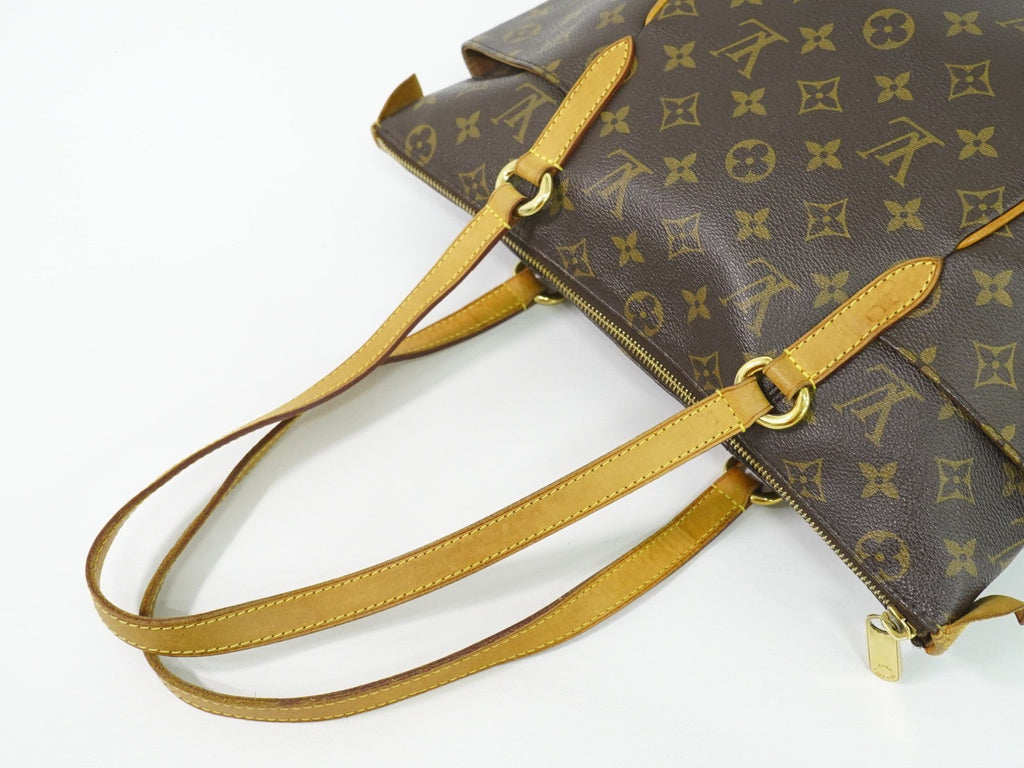 Louis Vuitton Totally Handbag Monogram Canvas Brown Canvas Tote Bag
