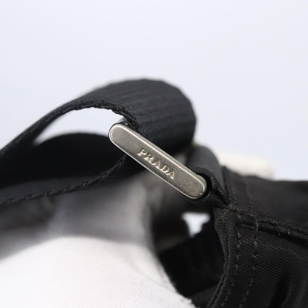 Prada Flat Messenger Bag Tessuto Black Nylon Shoulder Bag Bag