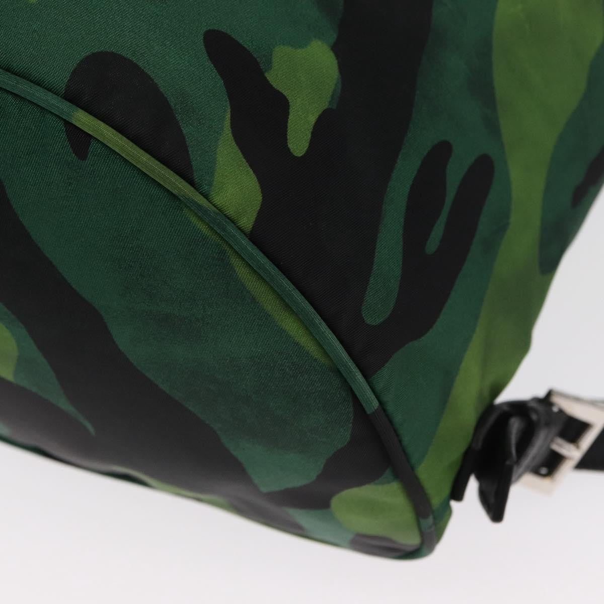 Prada Camouflage Backpack Tessuto Green Nylon Backpack Bag