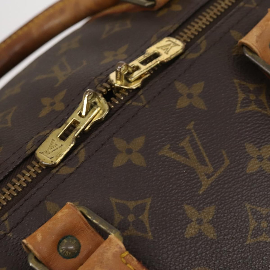 Louis Vuitton Keepall Bag Monogram Canvas Brown Canvas Travel Bag