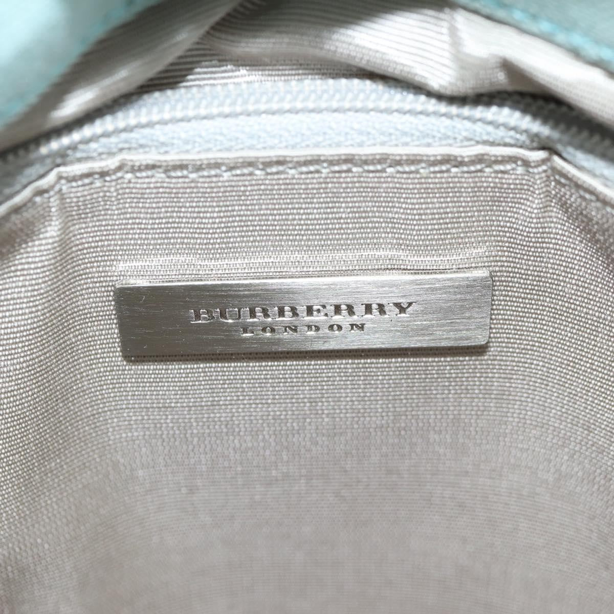 Burberry Vintage Shoulder Bag Canvas Blue Canvas Shoulder Bag
