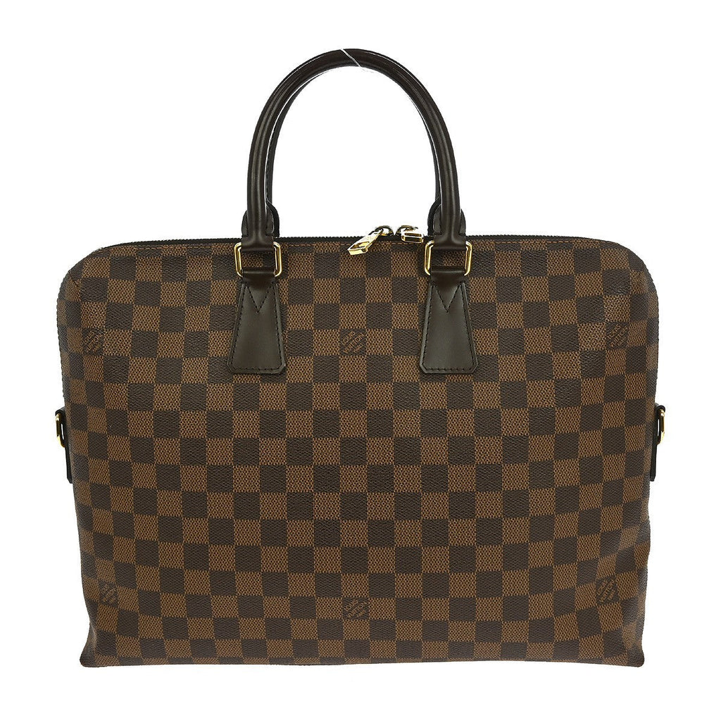 Louis Vuitton Porte-Documents Jour Bag Damier Brown Canvas Briefcase Bag