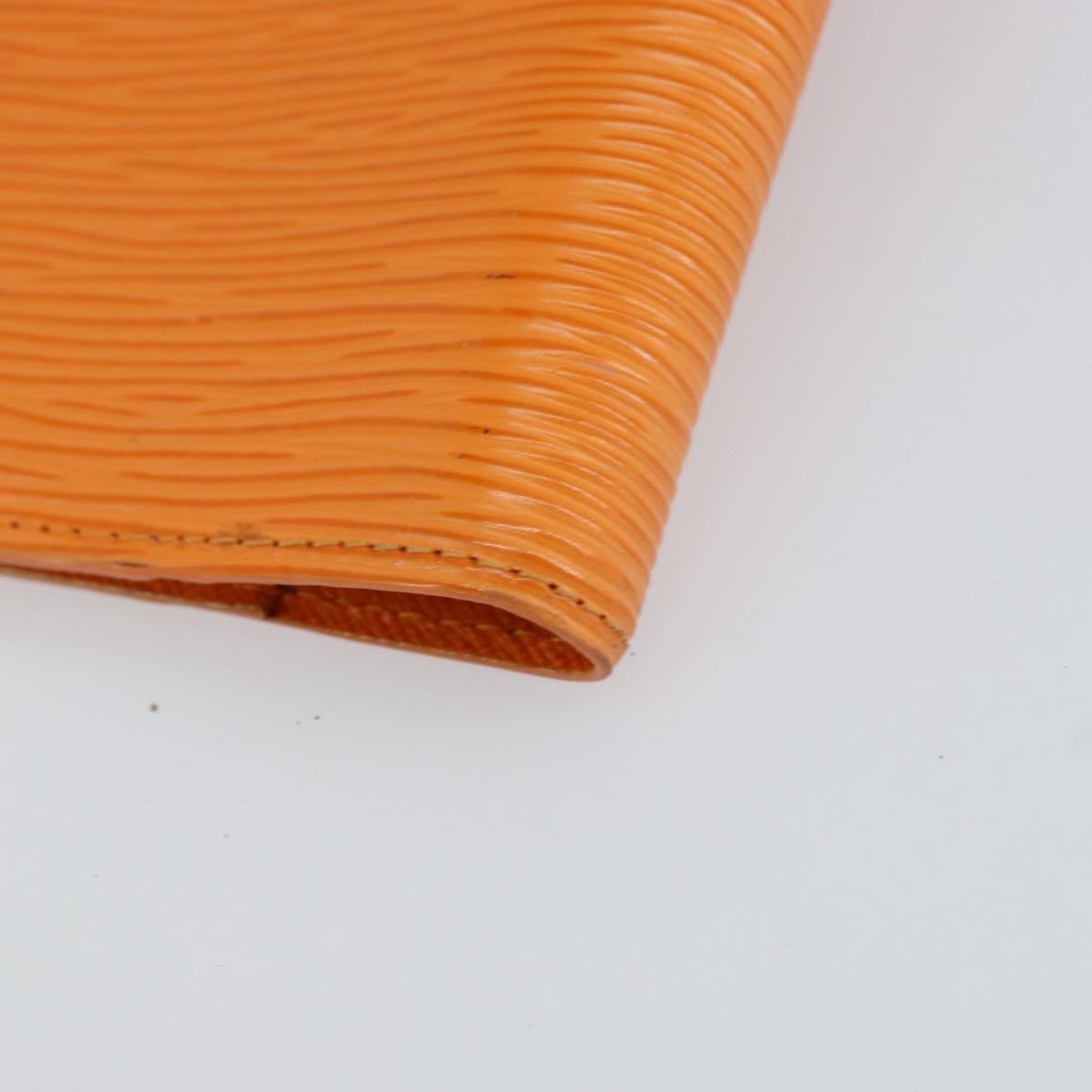Louis Vuitton Agenda Cover Epi Leather Orange Leather Wallets Accessory