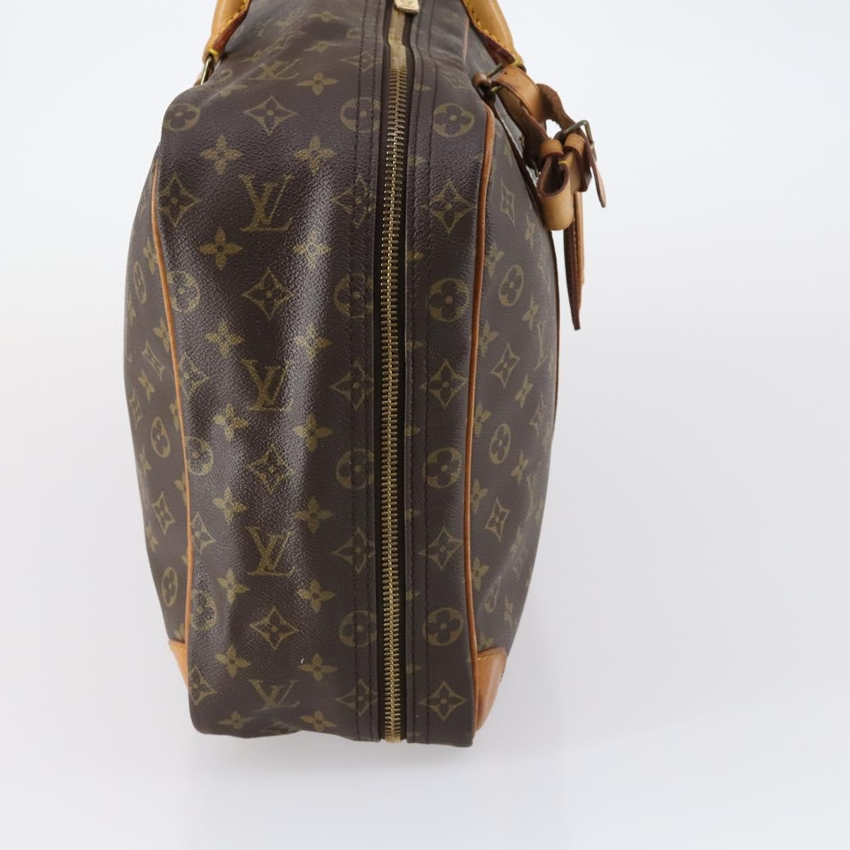 Louis Vuitton Sirius Handbag Monogram Canvas Brown Canvas Travel Bag