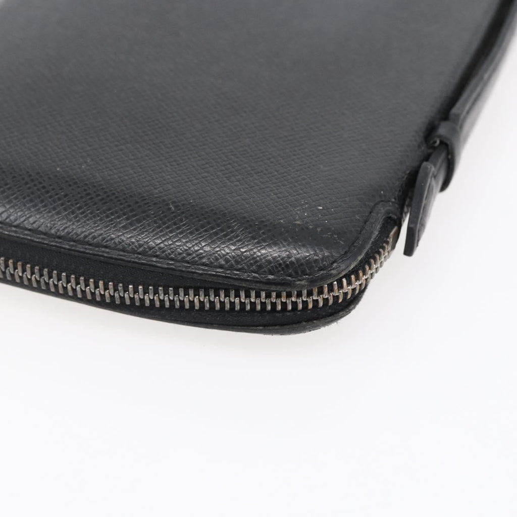 Louis Vuitton Organizer De Voyage Travel Wallet Leather Black Leather Wallets Accessory
