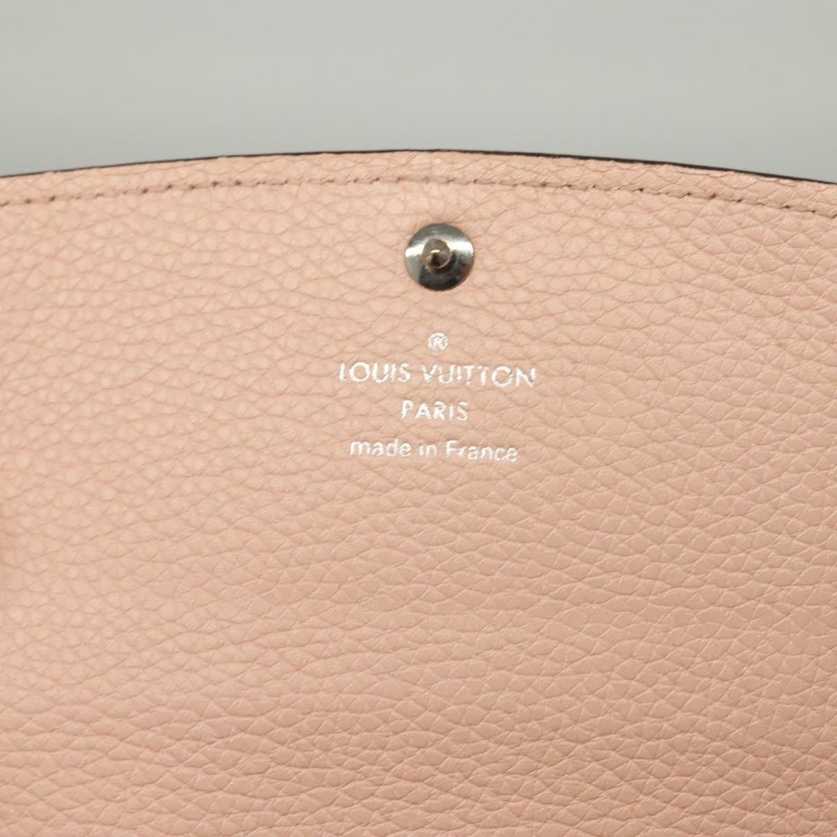 Louis Vuitton Iris Wallet Mahina Leather Pink Leather Wallets Accessory