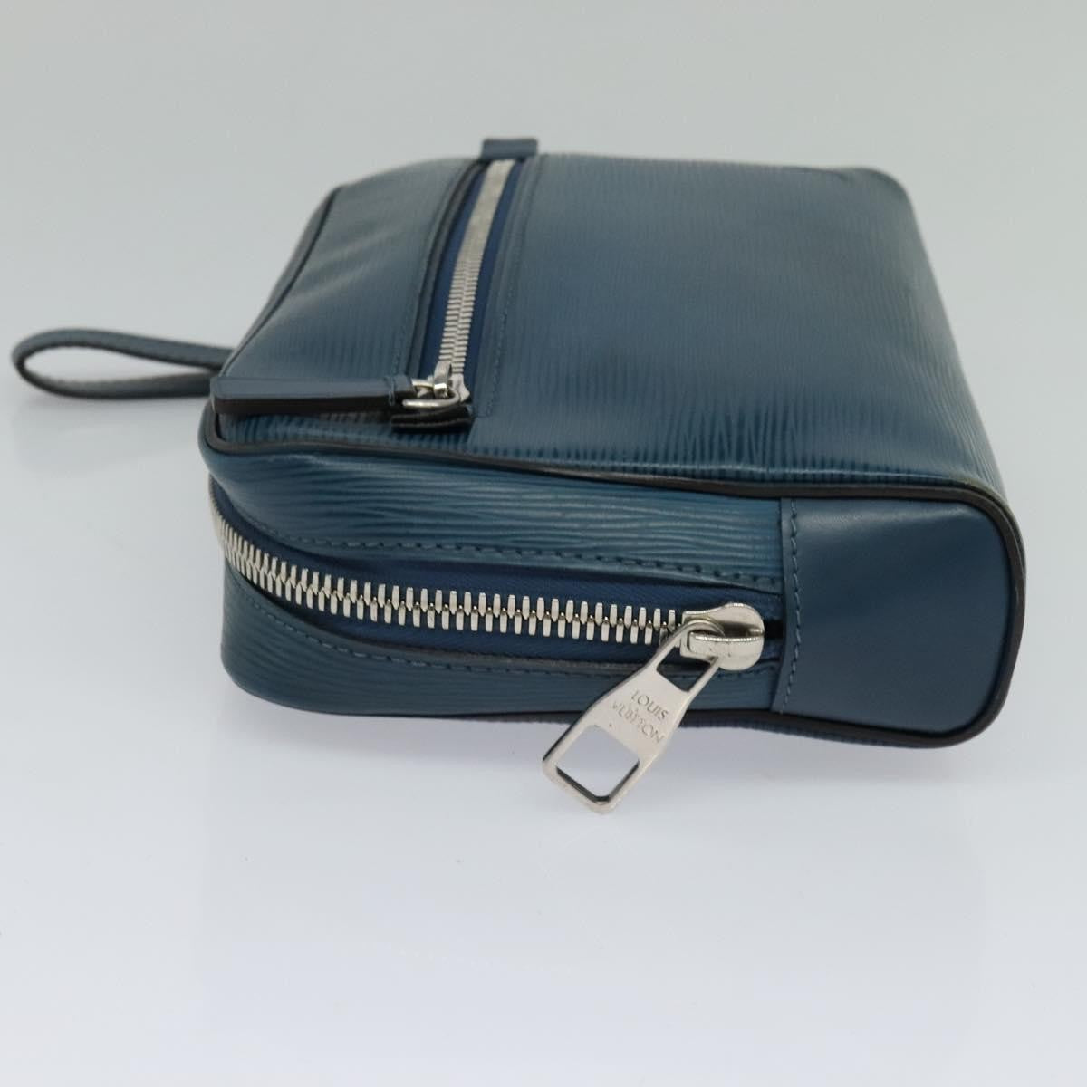 Louis Vuitton Neo Hoche Clutch Epi Leather Blue Leather Clutche & Pouche Bag
