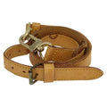 Louis Vuitton Adjustable Shoulder Strap Vachetta Leather Beige Leather Straps Accessory