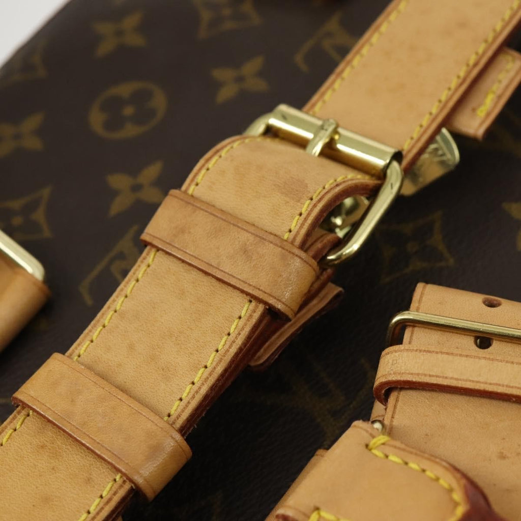 Louis Vuitton Cruiser Handbag Monogram Canvas Brown Canvas Travel Bag