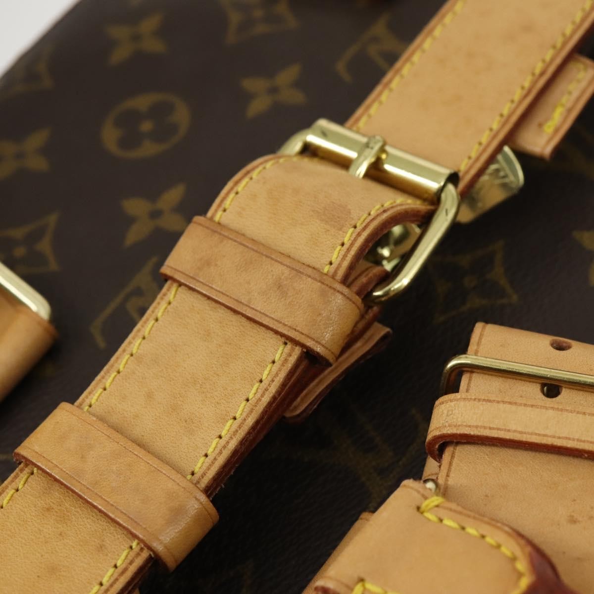 Louis Vuitton Cruiser Handbag Monogram Canvas Brown Canvas Travel Bag