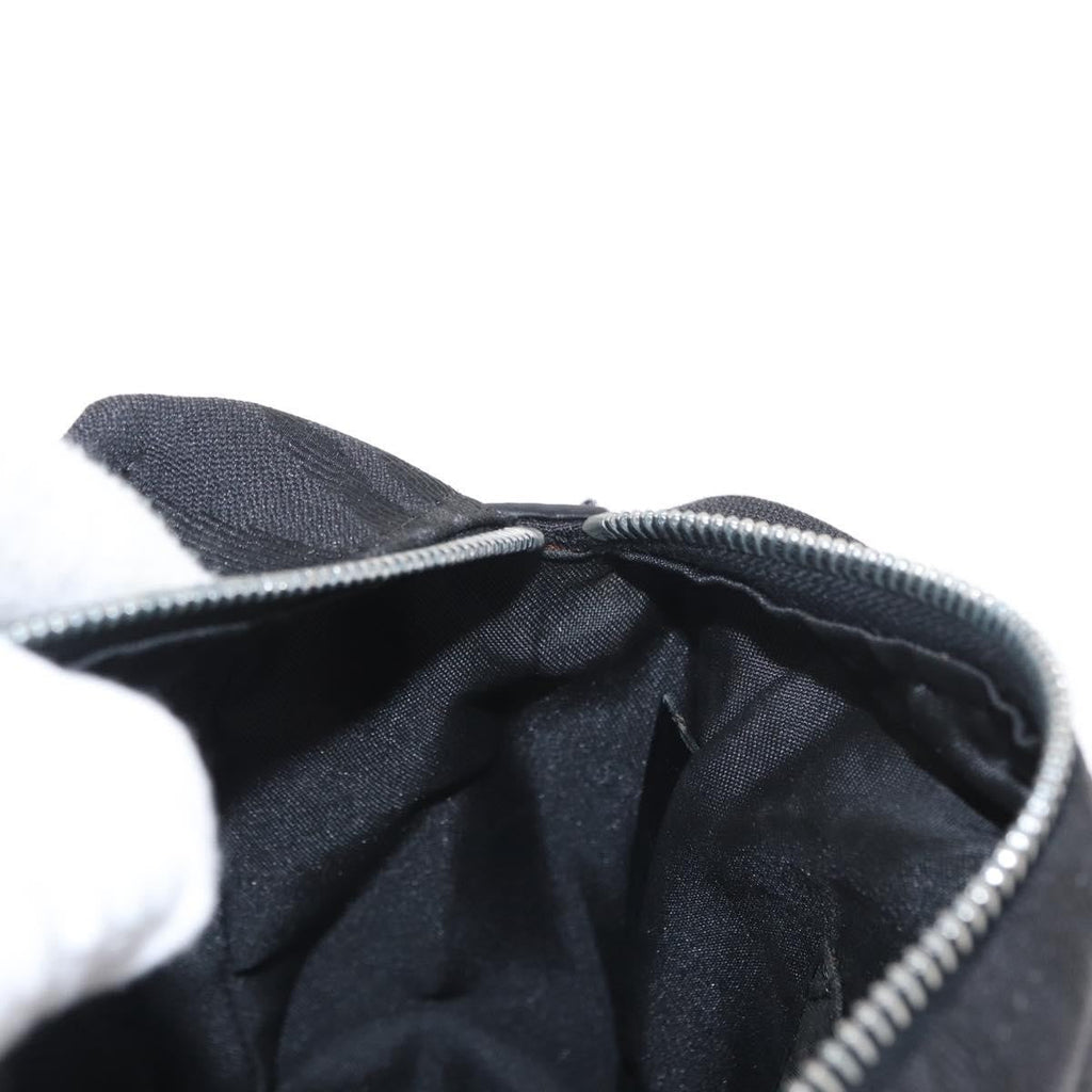 Fendi Vintage Handbag Canvas Black Canvas Handbag