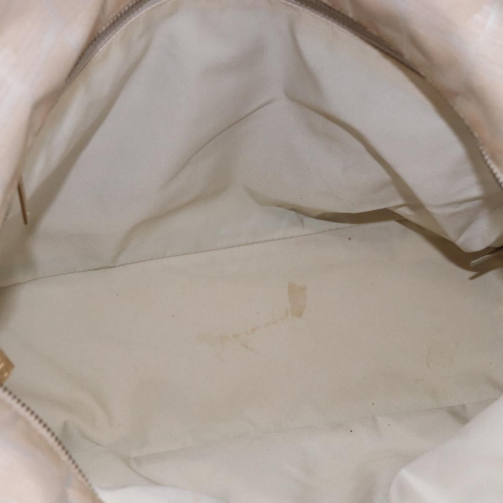 Chanel Travel Line Tote Nylon Beige Nylon Tote Bag Bag