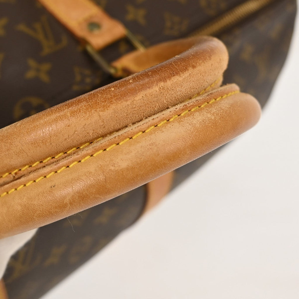 Louis Vuitton Keepall Bag Monogram Canvas Brown Canvas Travel Bag