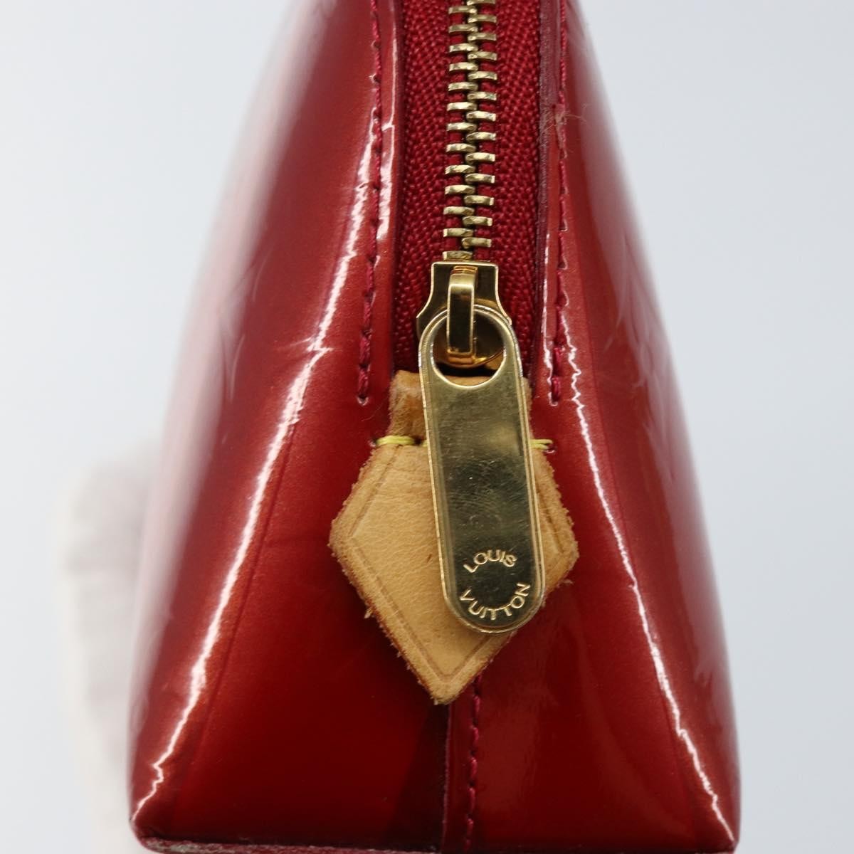Louis Vuitton Cosmetic Pouch Electric Epi Leather Red Patent_Leather Bag