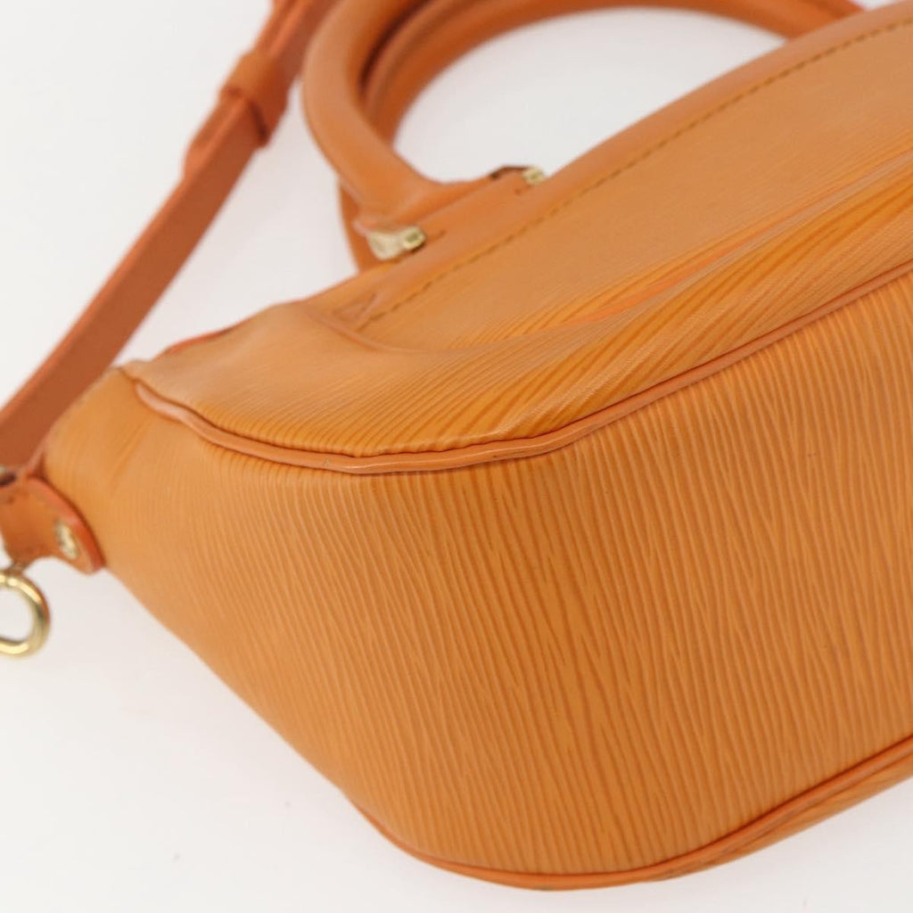 Louis Vuitton Danura Handbag Epi Orange Leather Handbag