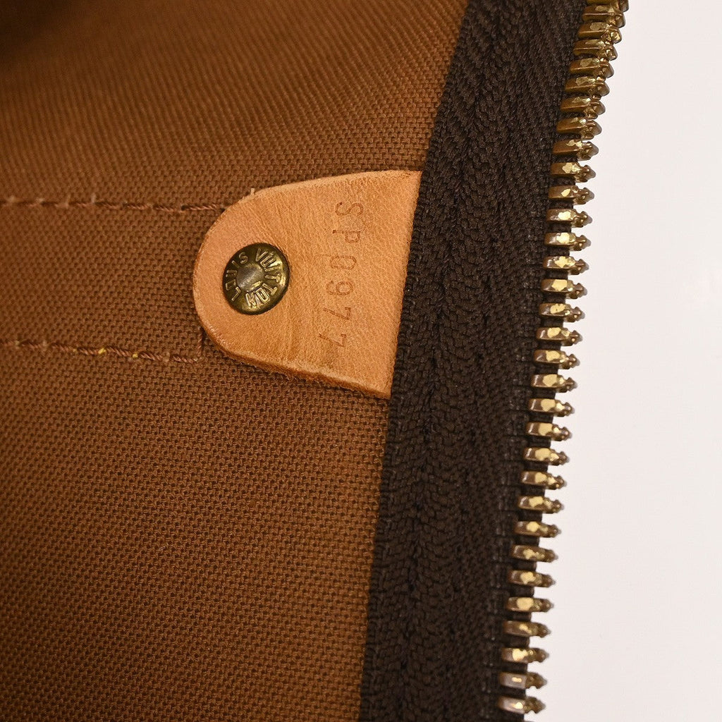 Louis Vuitton Keepall Bag Monogram Canvas Brown Canvas Travel Bag