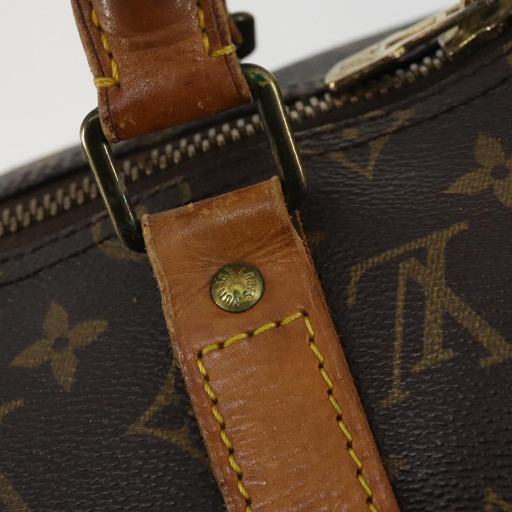 Louis Vuitton Keepall Bag Monogram Canvas Brown Canvas Travel Bag