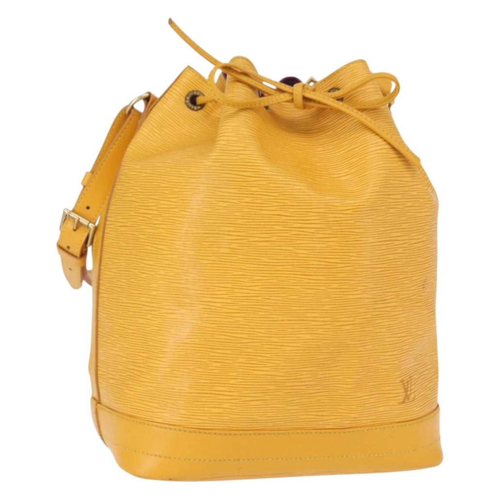 Louis Vuitton Noe Handbag Epi Leather Yellow Leather Shoulder Bag