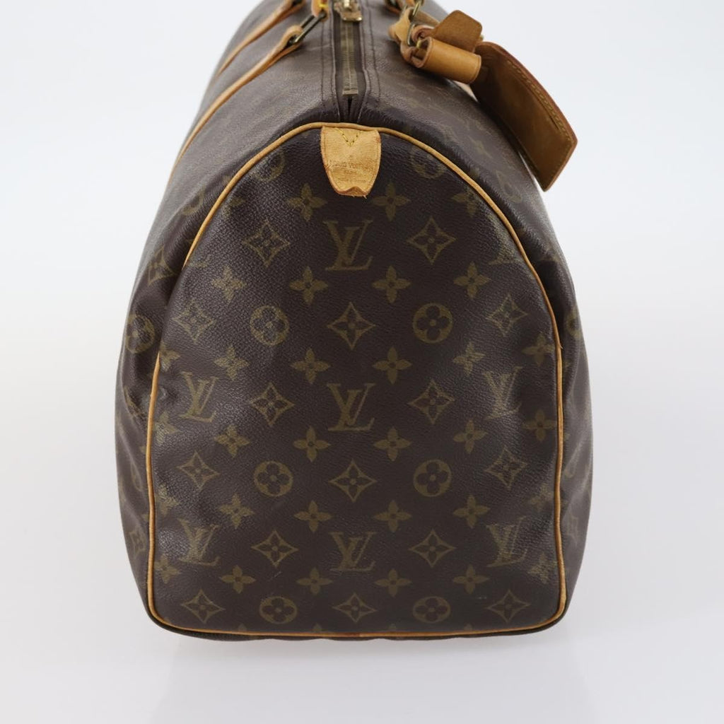 Louis Vuitton Keepall Bag Monogram Canvas Brown Canvas Travel Bag