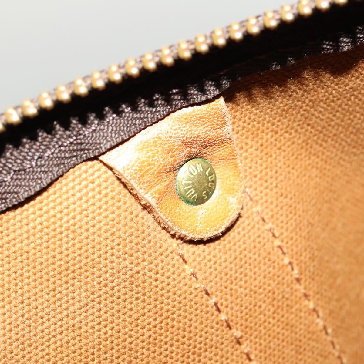 Louis Vuitton Keepall Bag Monogram Canvas Brown Canvas Travel Bag