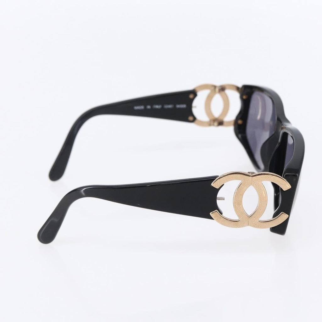 Chanel Logo Cc Sunglasses Plastic Black Plastic Sunglasse Accessory