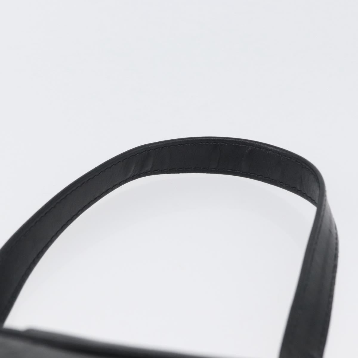 Gucci Vintage Clutch Bag Leather Black Leather Clutche & Pouche Bag (Pre-Owned)