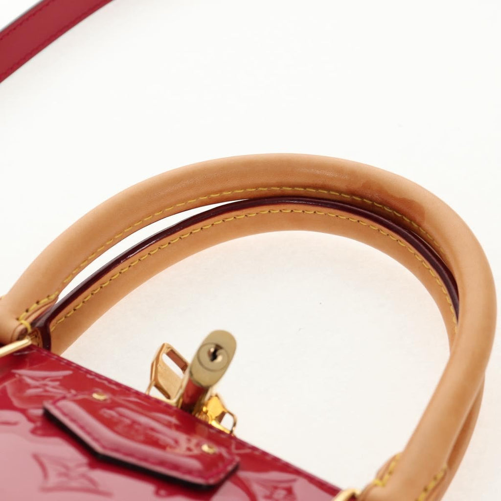 Louis Vuitton Montebello Handbag Monogram Vernis Pink Patent_Leather Handbag